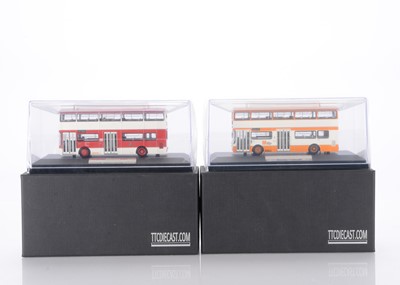 Lot 224 - TTC Diecast 1:76 Scale Resin Model Buses