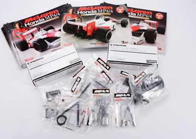 Lot 244 - DeAgostini 1:8 Scale McLaren Honda MP4/4 Ayrton Senna's 1988 Title-Wining Car Partworks Kit Spares