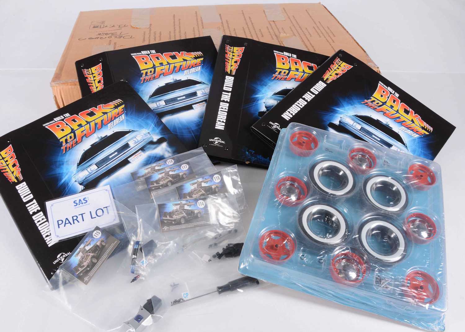 Lot 257 - Eaglemoss 1:8 Scale Back To The Future The DeLorean Partworks Kit