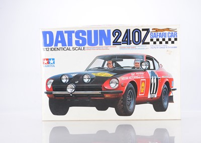 Lot 274 - A Tamiya 1:12 Scale Datsun 240Z Safari Car Kit No.12008