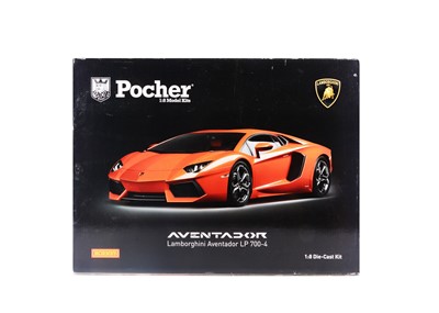 Lot 278 - A Pocher Hornby 1:8 Scale Model Kit - Lamborghini Aventador LP 700-4