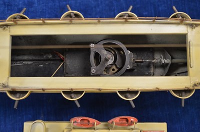 Lot 291 - A Gebrüder Bing Tinplate Clockwork Gun Boat