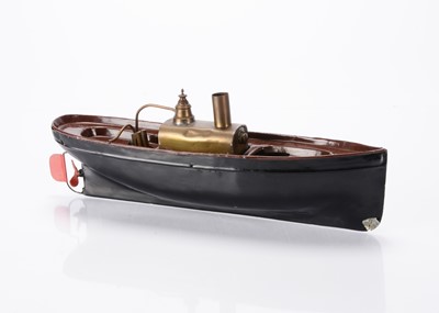 Lot 293 - Tinplate Steam Powered 15" Launch