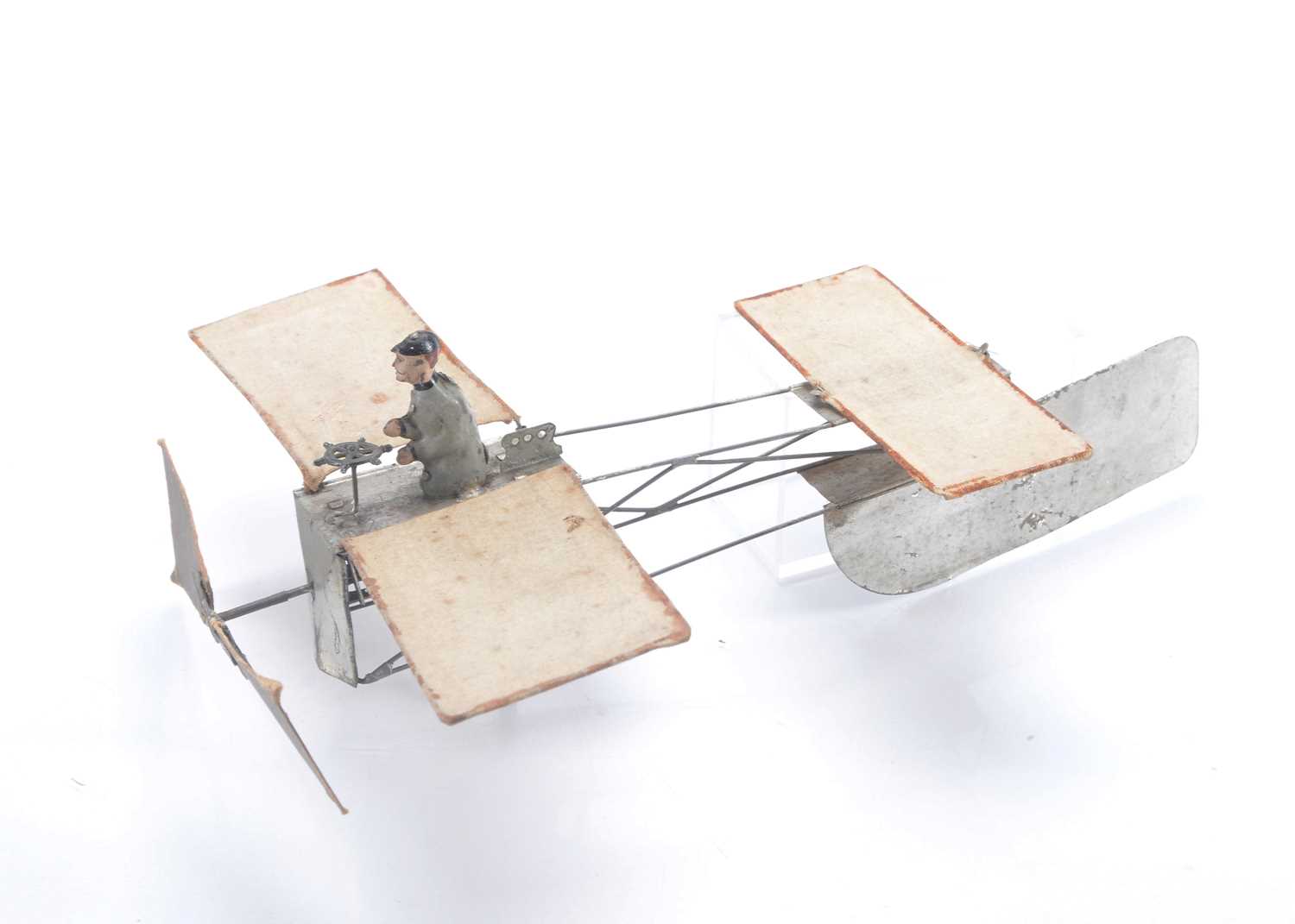Lot 294 - An Staudt Clockwork Louis Bleriot's Monoplane c.1910