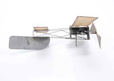 Lot 294 - An Staudt Clockwork Louis Bleriot's Monoplane c.1910