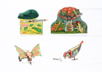 Lot 301 - Tinplate Novelty Animal Toys