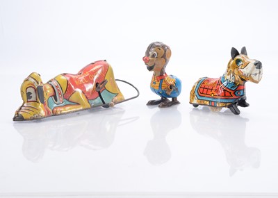 Lot 308 - Marx Toys Tinplate Clockwork Novelty Animals