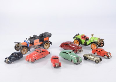 Lot 321 - Schuco Tinplate Clockwork Cars