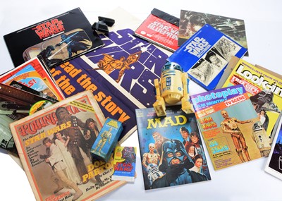 Lot 348 - Vintage Star Wars Toys, Books & Ephemera