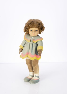 Lot 1384 - A 1930s Chad Valley cloth doll