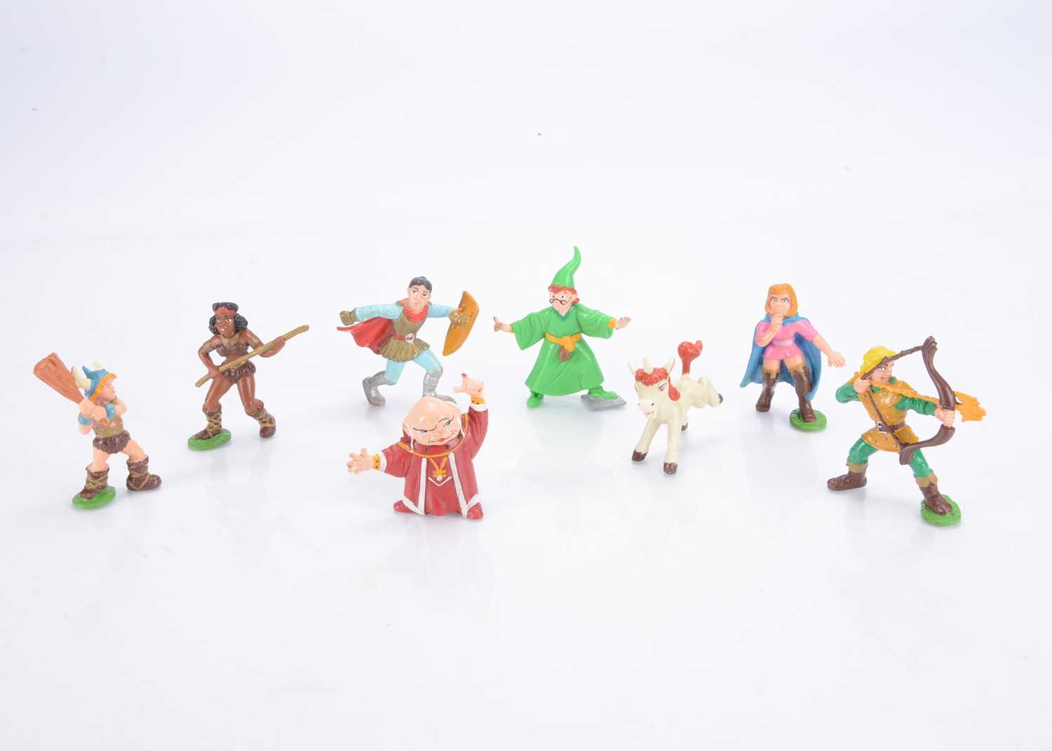 Lot 358 - 1980's Schleich Dungeons & Dragons PVC Figures