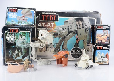 Lot 365 - Vintage Star Wars Boxed ROTJ Vehicles & Accessories