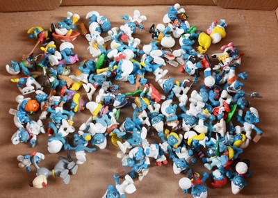 Lot 378 - 1970's-90's Schleich & Bully Smurfs