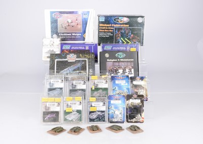 Lot 393 - Agents of Gaming 'Babylon 5 Wars' Space Combat Miniatures