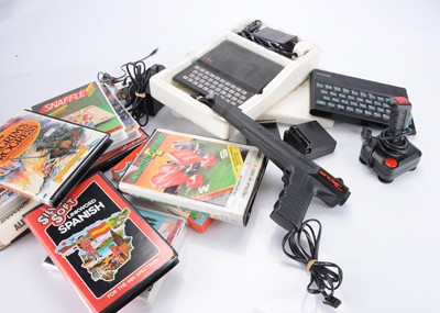 Lot 410 - Sinclair ZX81 & ZX Spectrum Home Computers & Games