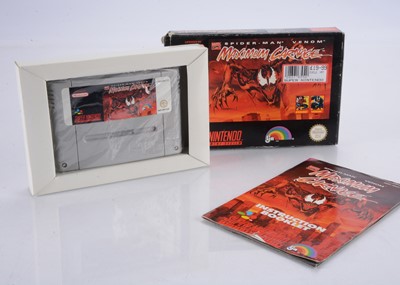Lot 414 - Super Nintendo SNES Game Spiderman & Venom: Maximum Carnage