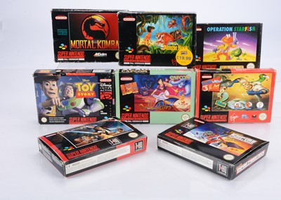 Lot 416 - Super Nintendo SNES Games