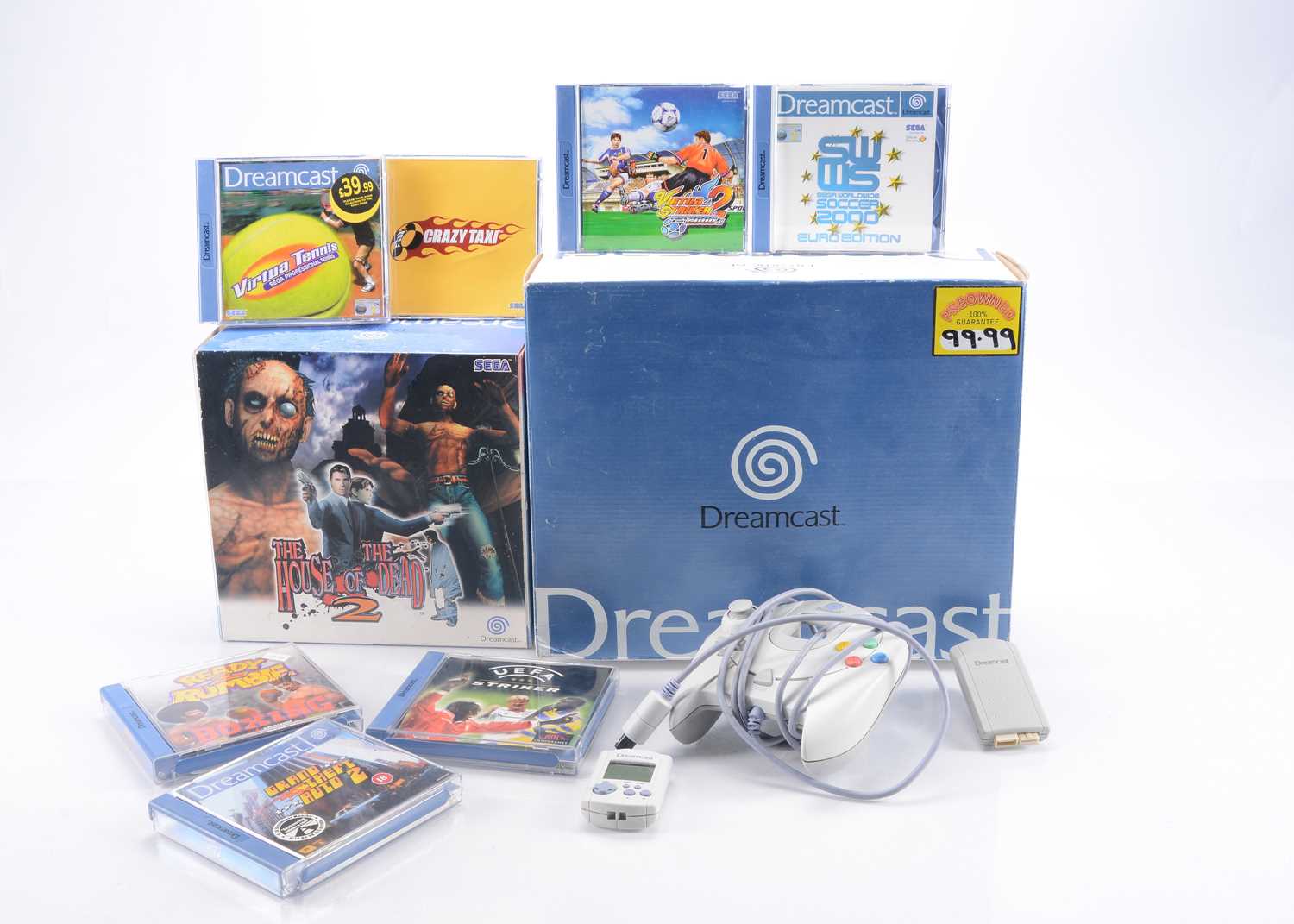 Lot 422 - Sega Dreamcast Games Console, Games & Accessories