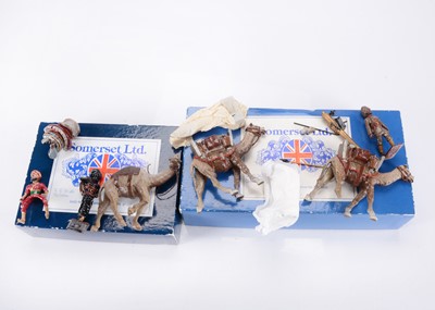Lot 446 - Somerset boxed figures comprising Camel Mountain Gun Team (2 camels with one handler)