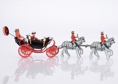 Lot 450 - Marlborough Military Models Durbar Series set D59 General Officers in Landau