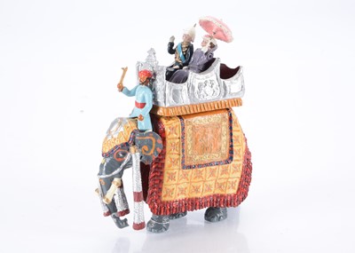 Lot 458 - Marlborough Military Models Durbar Series set D3 Vice Regal on Elephant with wife and mahout
