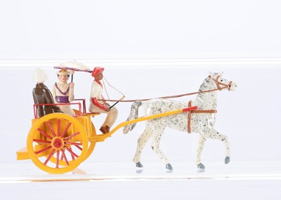 Lot 459 - Marlborough Military Models Durbar Series set D159 Tonga Cart with Mortimer Menpes & his wife