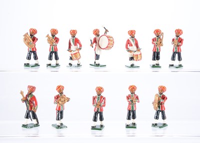 Lot 464 - Marlborough Military Models Durbar Series Sikh Band (12)