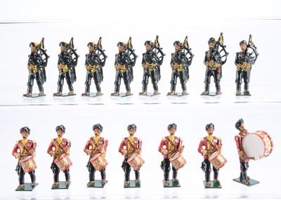 Lot 491 - Nostalgia 15pce set N306 Pipes & Drums of the 38th Dogras India 1905