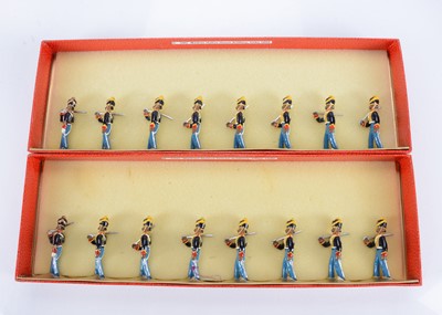 Lot 492 - Nostalgia 8pce boxed sets 2 X N340 Madras Native Horse Artillert 1850