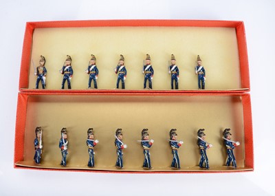Lot 493 - Nostalgia 8pce boxed sets 2 X N389 Bombay Horse Artillert 1850 - missing 1 OR