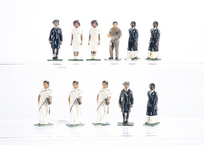 Lot 515 - Shamus Wade's rare Oojah-cum-pivvy series Womens Royal Indian Navy Service 1945 comprising 0.16 Chief Petty Officer (2)