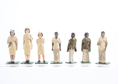 Lot 516 - Shamus Wade's rare Oojah-cum-pivvy series Women's Auxiliary Corps (India) World War II comprising 0.31 Junior Commander D. Kapila 1944