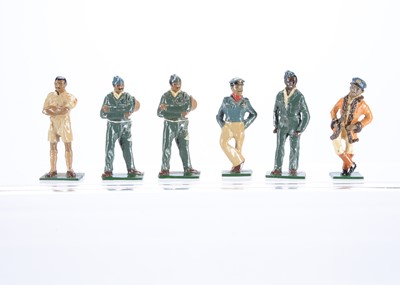 Lot 517 - Shamus Wade's rare Oojah-cum-pivvy series Royal Indian Air Force Burma 1944 comprising 0.26 Flight Sergeant Zahir-id-din Barber