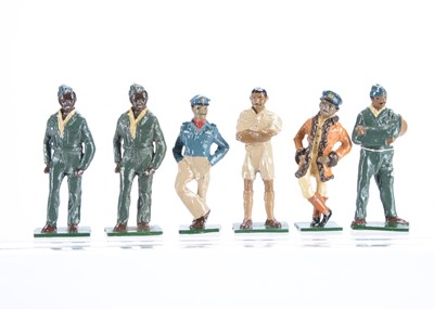Lot 518 - Shamus Wade's rare Oojah-cum-pivvy series Royal Indian Air Force Burma 1944 comprising 0.26 Flight Sergeant Zahir-id-din Barber