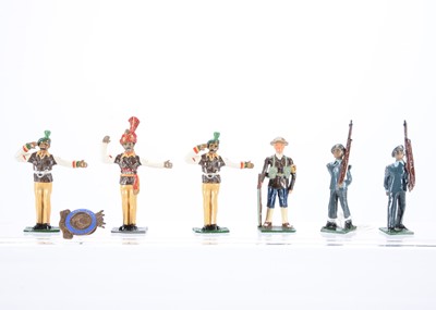 Lot 519 - Shamus Wade's rare Oojah-cum-pivvy series 20th Century subjects comprising 0.22 Regimental policeman Pakistan Armoured Corps Centre 1983