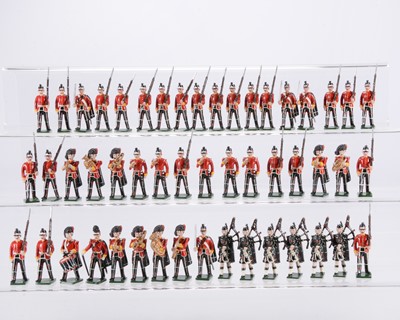 Lot 540 - Marlborough Military Models marching Seaforth Highlanders comprising bandsmen (10)