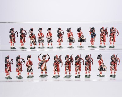 Lot 541 - Blenheim Pipes and Drums of the Black Watch comprising bass drummer
