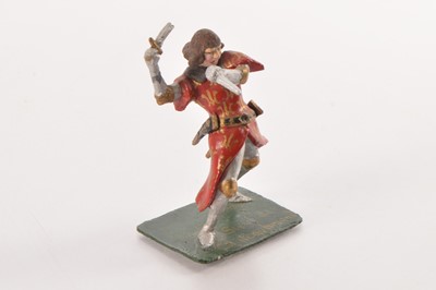 Lot 556 - Richard Courtenay post WW2 No.1 knight foot figure of Sieur de Chateaubriand