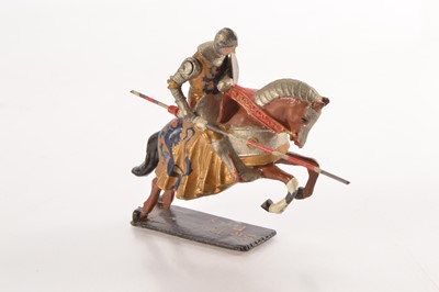 Lot 557 - Richard Courtenay pre WW2 No.M1 knight mounted figure of Sir Henry Percy