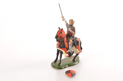Lot 561 - Peter Cowan's Fleur de Lys series mounted figure of King Henry V at Agincourt