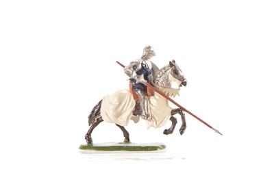 Lot 575 - A casting of a knight with separate lance arm based on Selwyn Miniatures Knight with Mace
