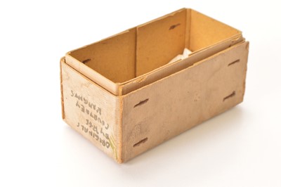 Lot 579 - The original box from Roy Selwyn-Smith's personal archive (see Cowan, P, Selwyn Miniatures, 2005) that held the above wax masters