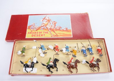Lot 594 - Britains post WW2 set 2046 Arabs of the Desert Mounted and Foot