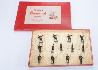 Lot 601 - Britains post WW2 set 2079 The Royal Company of Archers (13pce set)