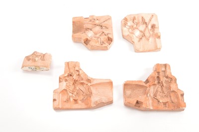 Lot 606 - 2 moulds - one marked 1390 and M4, and the other 192A and M4 - subsequently Britains 1662 mounted Knight of Agincourt
