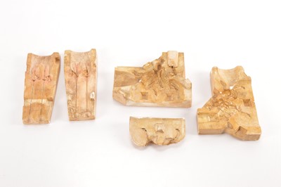 Lot 610 - 2 moulds - one marked 1393 and No.6, and the other 193A and 6 & 2 - subsequently Britains 1661 mounted Knight of Agincourt