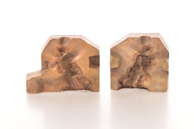 Lot 612 - 1 mould marked 1440 - subsequently Britains foot Knight of Agincourt advancing with axe