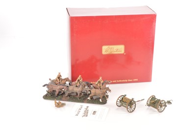 Lot 620 - Britains World War I Series boxed set 17869 British Royal Field Artillery Limber with 18 pound gun