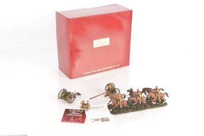 Lot 621 - Britains World War I Series boxed set 17869 British Royal Field Artillery Limber with 18 pound gun