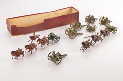 Lot 625 - Various Britains Royal Artillery sets comprising 1440 RA with Gun in part box